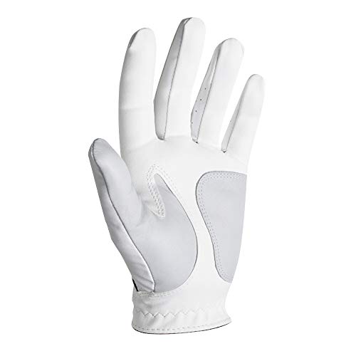 Footjoy Men's Weathersof 2-Pack Golf Glove White Medium/Large, Worn On Right Hand, 2 Count (Pack Of 1) #TOP3