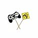 Video Game Cupcake Toppers - No DIY Required, Ready-to-Use Controller & Gamer Zone Designs for Boys Birthday, Anniversary, Gaming Parties - Premium Cupcake Decorations for Gamers & Kids (40-Pack)