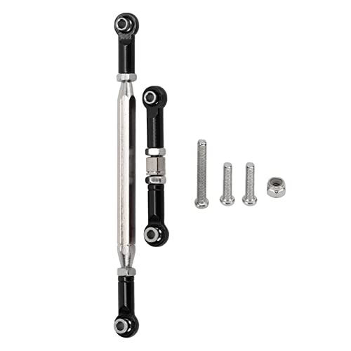 Drfeify Rc Steering Pull Rod,Lightweight Rc Metal Servo Link Rod Steering Pull Rod Upgrade Sets Weihnachten For Mn D90 Mn91 Mn96 Mn99S Rc Car Parts Car Model Parts (Black) #TOP5
