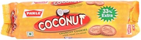 Parle Crunchy Cookies, Coconut, 80 gm