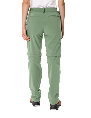 VAUDE Wanderhose Damen Farley Stretch Zip-Off Hose II – Grün, 38-Short – Ansicht 4