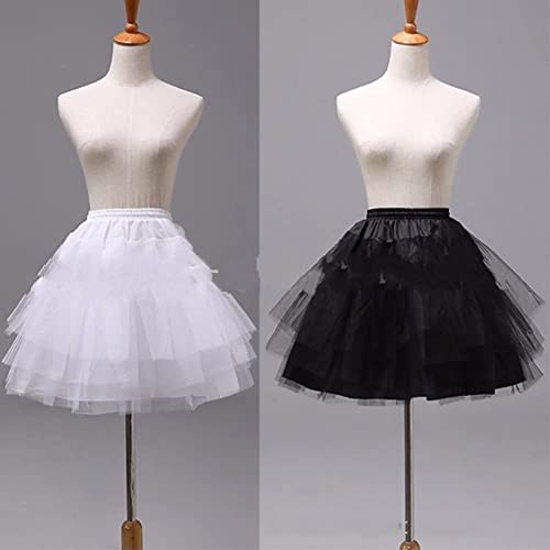 Kids White Mini 3 Layers Wedding Flower Girl Petticoat/Underskirt/Crinoline Slips4