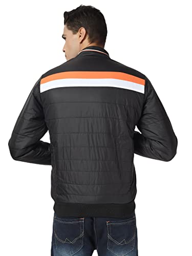 Image of TrapNation Men Solid Puffer Jacket Jerkin