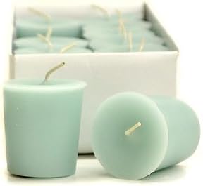 KYS Pack of 2 Boxes Cool Citrus Basil Votive Candles for Weddings, Home & Event Decoration, Relaxation, Made in US