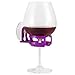 SipCaddy Bath & Shower Portable Cupholder Caddy for Beer & Wine Suction Cup Drink Holder, Purple