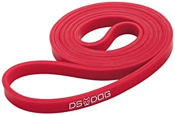 Resistance Band Workout Band 10-35 LBC Resistance - Crossfit Pull Up Bands for Home or Gym - Powerlifting Exercise Bands - RED