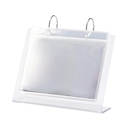 petsola 卓上フリップフォトフレームフォトアルバム卓上カレンダーアルバムポスタースタンドアクリルディスプレイ立ち