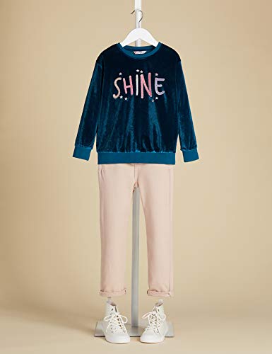 Sweat-shirt fille confortable en coton bleu 5 ans - 2