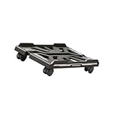 ETAWDE Computer-Tower-Ständer, CPU-Ständer, Metall, Rollständer, verstellbar, mobiler CPU-Ständer unter dem Schreibtisch, Turmständer für die meisten PCs