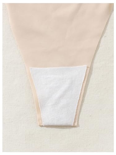 GORGLITTER Women's 3 Pack Clear G String Thongs Invisible T-Back Underwear Thong Panties4