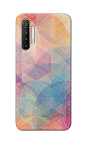 Image of Printed Hard Back Cover Case for Realme XT | Realme X2 | Oppo K5 Back Cover (Crumpled Paper Design) -1803