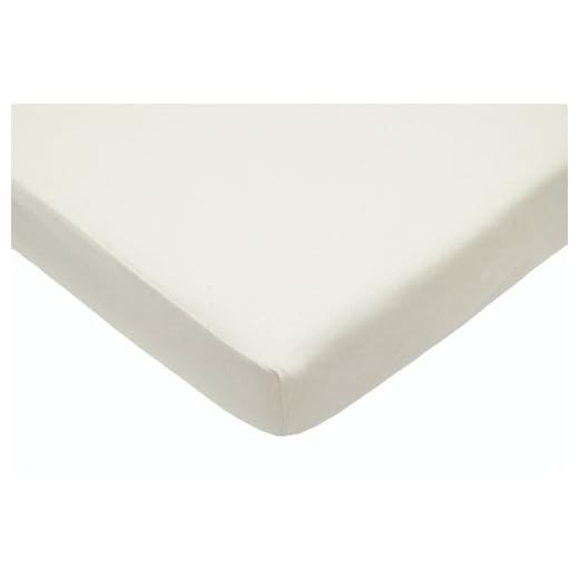 American Baby Company 18" x 36" Knit Fitted Cradle/Bassinet Sheet Made with Organic Cotton in Natural Color Soft Breathable for Boys and Girls