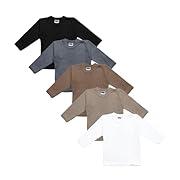MEA BABY Unisex Baby Wickelshirt Wickeljacke Langarm, 100% Baumwolle im 5er Pack. Wickelshirt für Mädchen, Wickelshirt für Junge (Jungen2, 56)