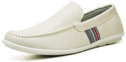 Kit 2 Pares Sapato Mocassim Zaru Gorgeus R3000 e R3002 (41, Branco/Gelo)
