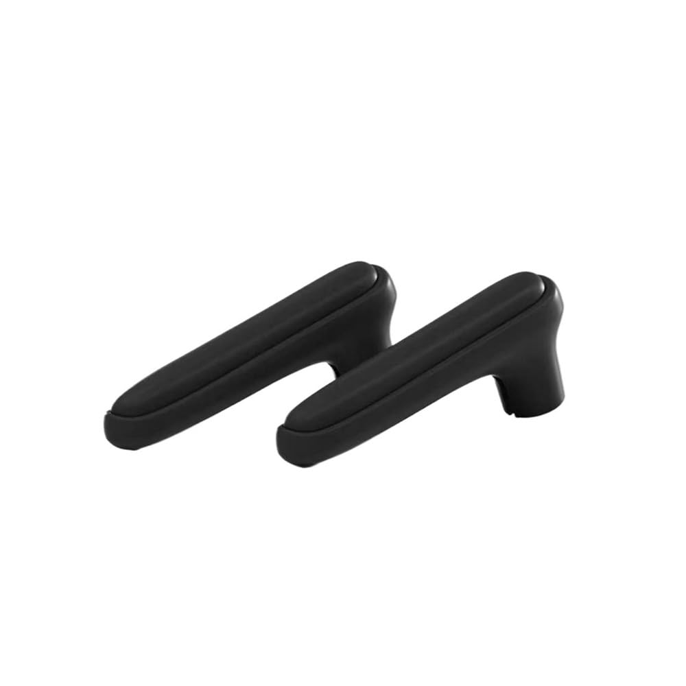 TIANSHENGQI 2PCS Bedroom Baby Safety Household Anti-Collision Wall Protector Door Knob Cover Silicone Handle Sleeve(Black)