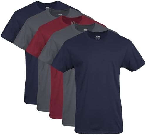 Gildan mens Crew T-shirts Underwear (pack of 5)