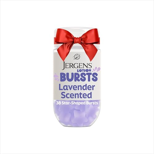 Jergens Lavender Lotion Bursts, Squishy Star-Shaped Moisturizer B...
