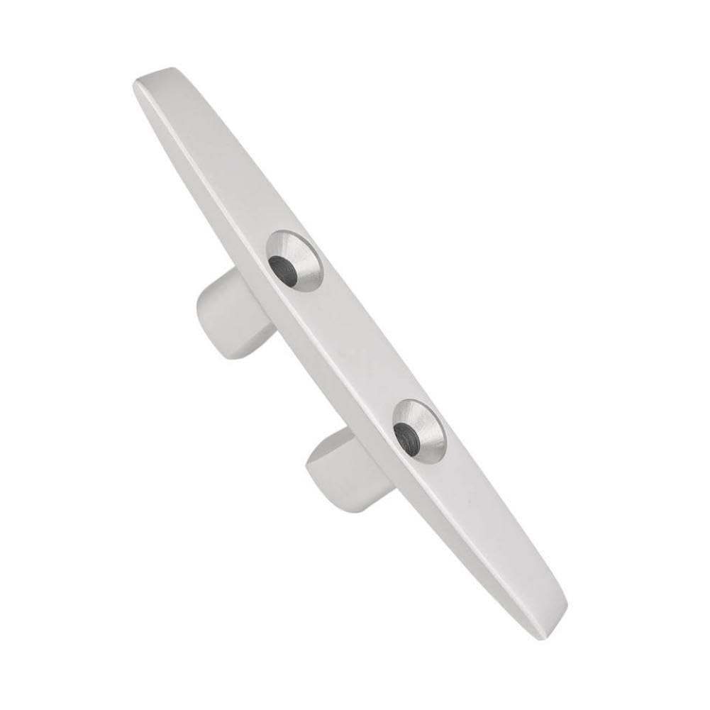 Taquet de Quai de Bateau 200mm avec Trous, borne Marine en Aluminium Compatible avec Yacht de Bateau