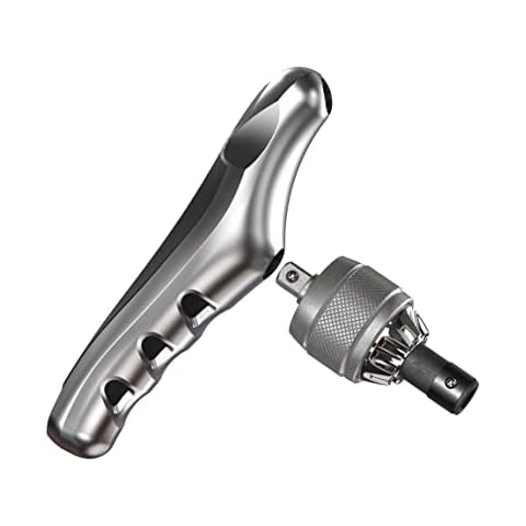 LABEAR 3 Adjustable Handle Positions, Multi-Purpose Ratcheting Screwdriver, Ergonomic Grip Handle, T handle screwdriver、Ratcheting T handle. Cover