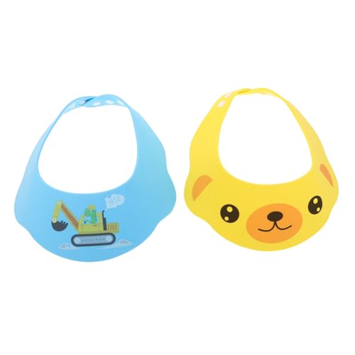 SOPOTUTU - SOPOTUTU 2 Pièces Chapeau de bain pour les tout-petits Bouchage de pour les bébés Batch de shower réglable Casquette de shampooing de bain pour bébé shower caps shield EVA