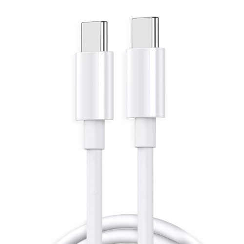 Pocxwa USB C Charger Cable, 1-Pack 5Ft USB-C to USB-C Fast Charging Cord Compatible with iPad Pro M...