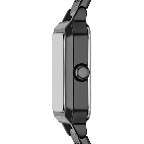 Image of Armani Exchange A|X Women's Watch, Square Three-Hand Stainless Steel Watch for Women