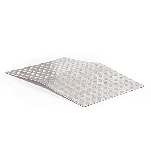 Rampe de seuil portable obstacle PMR résolu en aluminium 100 cm
