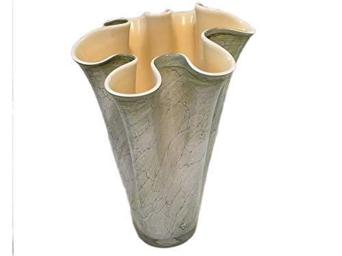 Art DecoGlass Glass Vase Poland Unique Handmade Glass Vase -