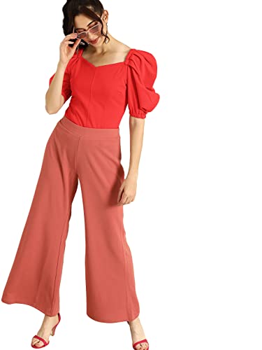 Image of Nefer Women's Solid V-Neck T-Shirt
