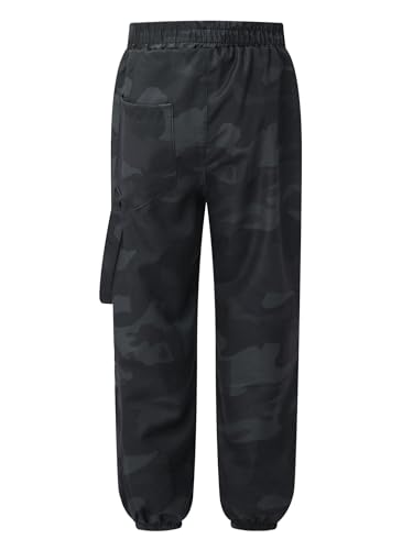 Kids Boys Camo Cargo Pants Summer Casual Joggers Pants Elastic Waist Outdoor Hiking Baggy Trousers2