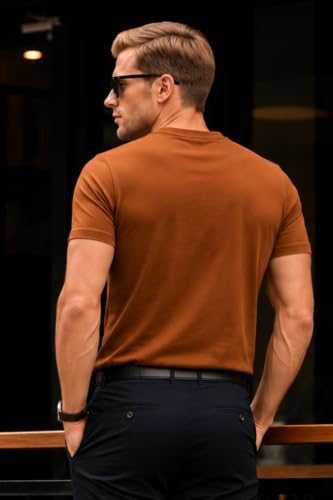 Image of Parcel Yard Men's Cotton Rich Solid Polo Tshirt | Collar Tshirts | Half Sleeves | Plain-Regular Fit