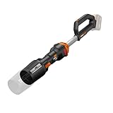 WORX Souffleur sans Fil brushless 20V WG543E.9, Vitesse de 209km/h, Moteur Puissant et lé...