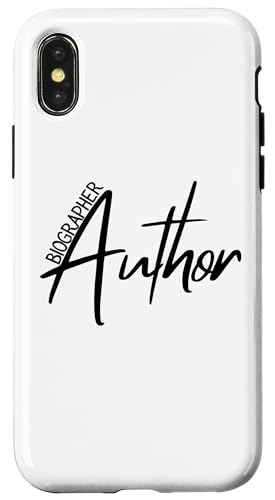 Custodia per iPhone X/XS Giornata nazionale dell'autore autore autore biografo scrittore scrive libri