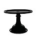 Mosser Glass 6" Pedestal Cake Plate - Black Raspberry