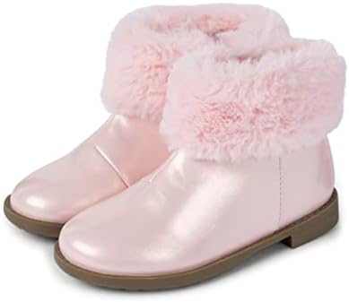Gymboree,and Toddler Faux Leather Booties,Light Pink,3 | Image 1