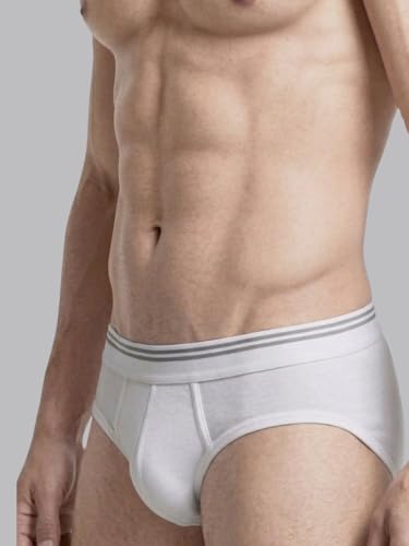Image of HAYU White Men Cotton Strech Briefs