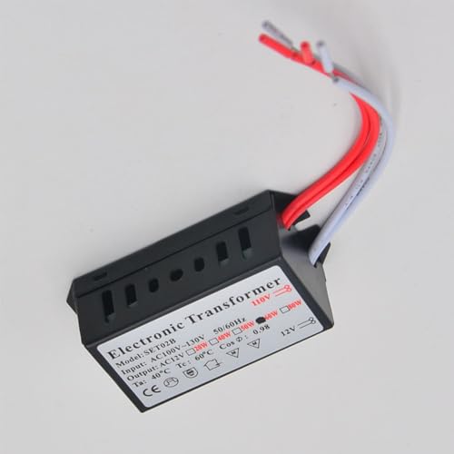 Image of BEAZOOM Electronic Transformer 120W AC 110-130V to 12V Halogen Xenon LED, Dimmable Low Voltage Power Supply with Metal Case60W