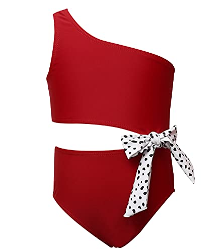 Bikinis Madre e Hija Mujer Ni�a Push Up Ba�adores Enteros Mujer Reductores Ba�ador Natacion Mujer Bikini Playa Reductor Trikini Swimwear Women Monokini Traje de Ba�o Mujer Swimsuit One Piece Rojo 152