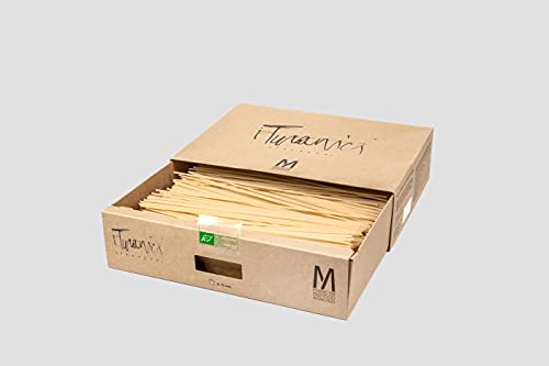 Mancini Pastificio Agricolo - Espaguetis Turanici Granos 2 kg en Estuche - 2 x Cajas de 3 Paquetes cada una (12 kg) Cover