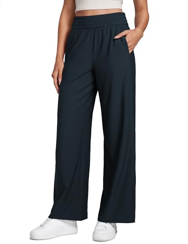 CRZ YOGA Lightweight Drapey Wide Leg Pants for Women 30