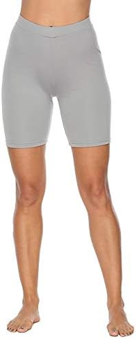 ZH~K Leggings da Donna Calzamaglie Vita Alta metà Coscia Corta Leggings  Allenamento Attivo Pantaloncini Fitness Yoga Calzamaglie e Leggings  Sportivi (Color : Light Grey, Size : M) : Amazon.it: Abbigliamento