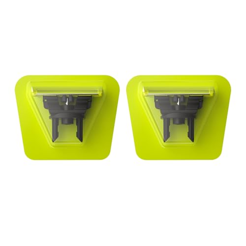 Image of 2-Pack Replaceable Blades Replacement Head Compatible With OneBlade Handles QP2520 /QP2530 /QP2620 /QP2630 /QP45 /QP65, Black