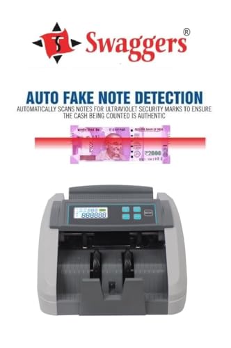 Image of swaggers Note Counting Machine with Fake Note Detection (swaggers 307 LCD)
