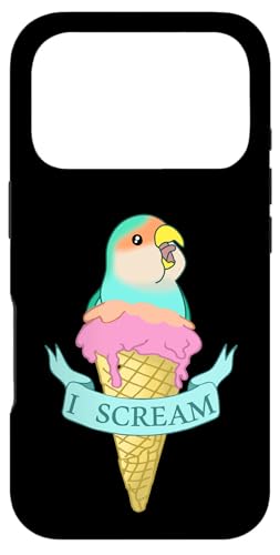 �A�C�X�N���[�� �_�b�`�u���[ ���u�o�[�h I scream Parrot �X�}�z�P�[�X iPhone 17 Pro �p