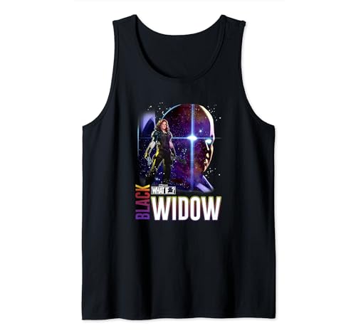 Débardeur Marvel What If Black Widow Galactic Poster pour fan de comics et pop culture