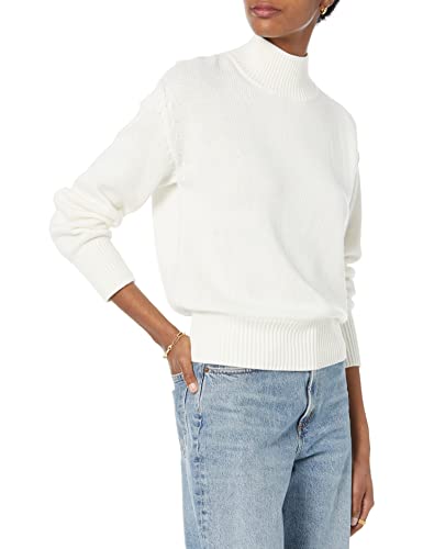 Amazon Aware Women's Relaxed-Fit Cozy Pull Over Sweater (Available In Plus Size), Ivory, Large #TOP4