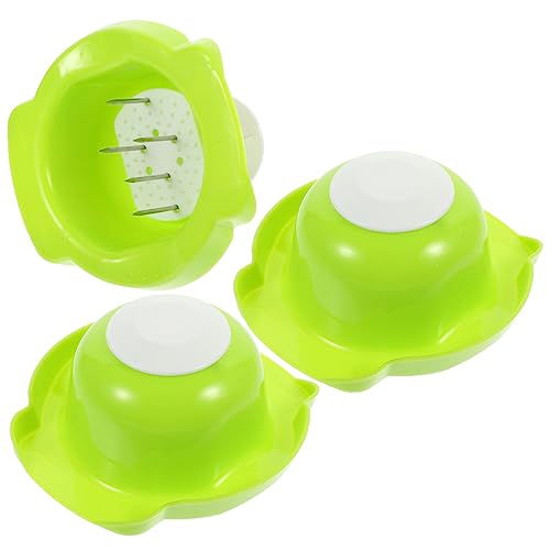 Happyyami 3pezzi Grattugia Per Patate e Verdure Grattugia Manuale Protezione Per Dita Realizzata in Materiale Resistente e Sicuro Leggera e Portatile Facile Da Pulire