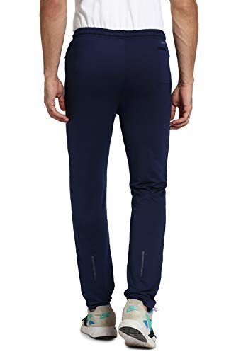 Image of Van Heusen Men's Regular Fit Mid Rise Active Sports Swift Dry Trackpants - 4 Way Stretch, Lightweight
