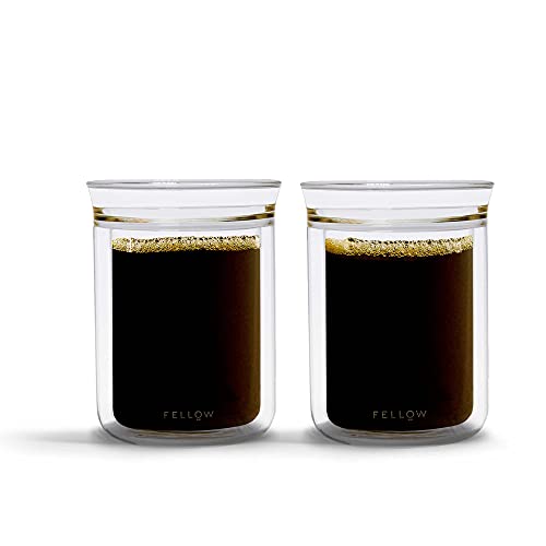 Set de dos vasos Stagg para café y té de vidrio borosilicato