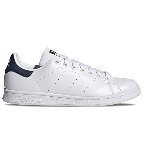 adidas Originals Men's Stan Smith, FTWR White FTWR White Collegiate Navy, 5.52